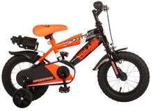 Volare Sportivo Kinderfiets - Jongens - 12 inch - Neon Oranje Zwart - 95% afgemonteerd - Zwart, Oranje - 3-5 jaar extra afbeelding 2