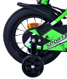 Volare Sportivo Kinderfiets - Jongens - 12 inch - Groen Zwart - Zwart, Groen - 3-5 jaar extra afbeelding 3