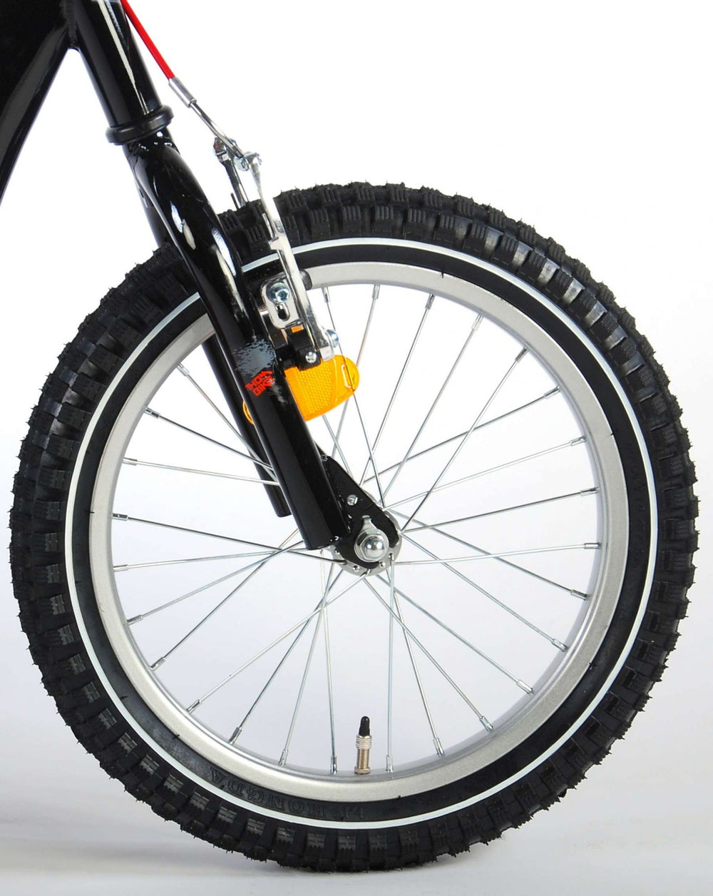 Volare Step 16 Inch Zwart Rood - Vanaf 7 jaar extra afbeelding 3