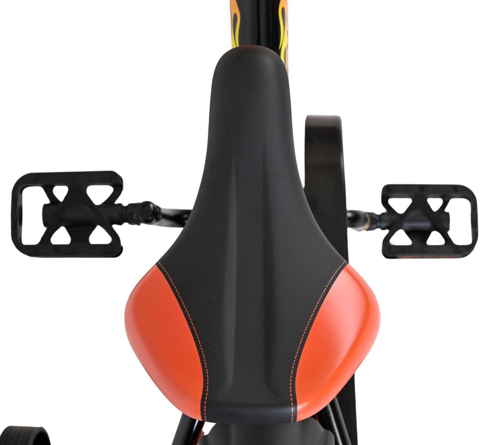 Volare Strike Kinderfiets - Jongens - 12 inch - Zwart Oranje - Zwart, Oranje - 3-5 jaar extra afbeelding 5