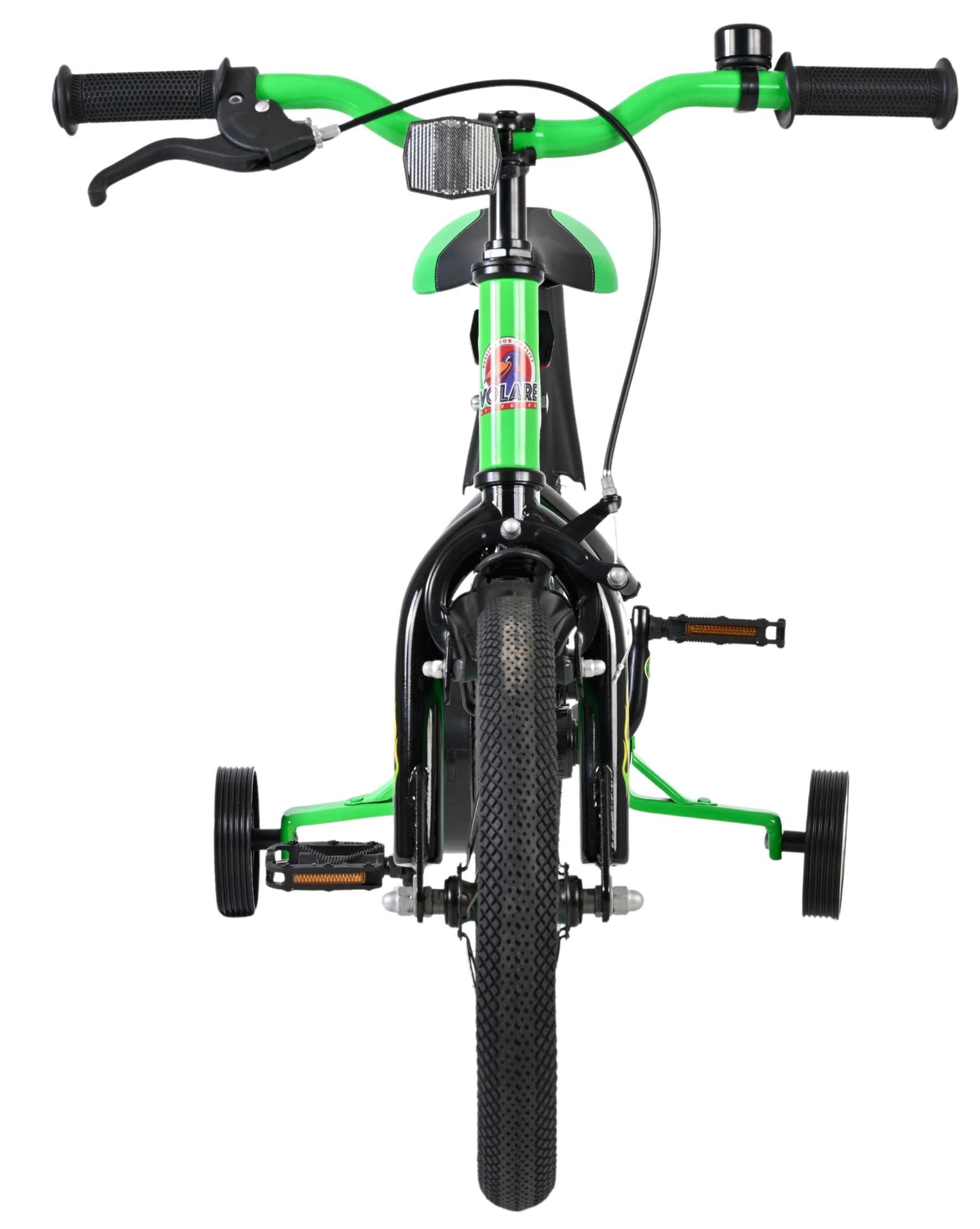 Volare Strike Kinderfiets - Jongens - 14 inch - Zwart Groen - Zwart, Groen - 3-5 jaar extra afbeelding 7