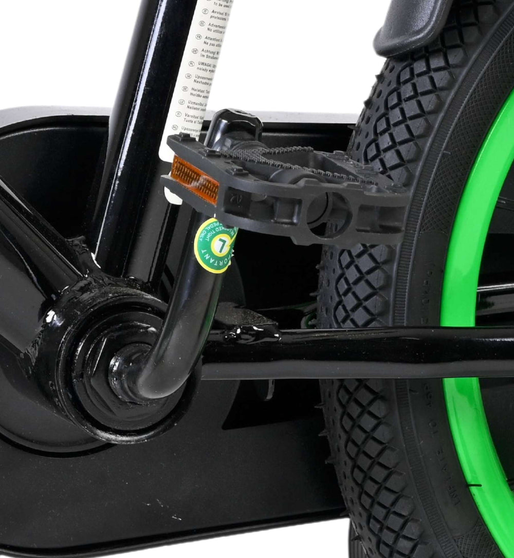 Volare Strike Kinderfiets - Jongens - 14 inch - Zwart Groen - Zwart, Groen - 3-5 jaar extra afbeelding 10