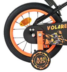 Volare Strike Kinderfiets - Jongens - 14 inch - Zwart Oranje - Zwart, Oranje - 3-5 jaar extra afbeelding 3