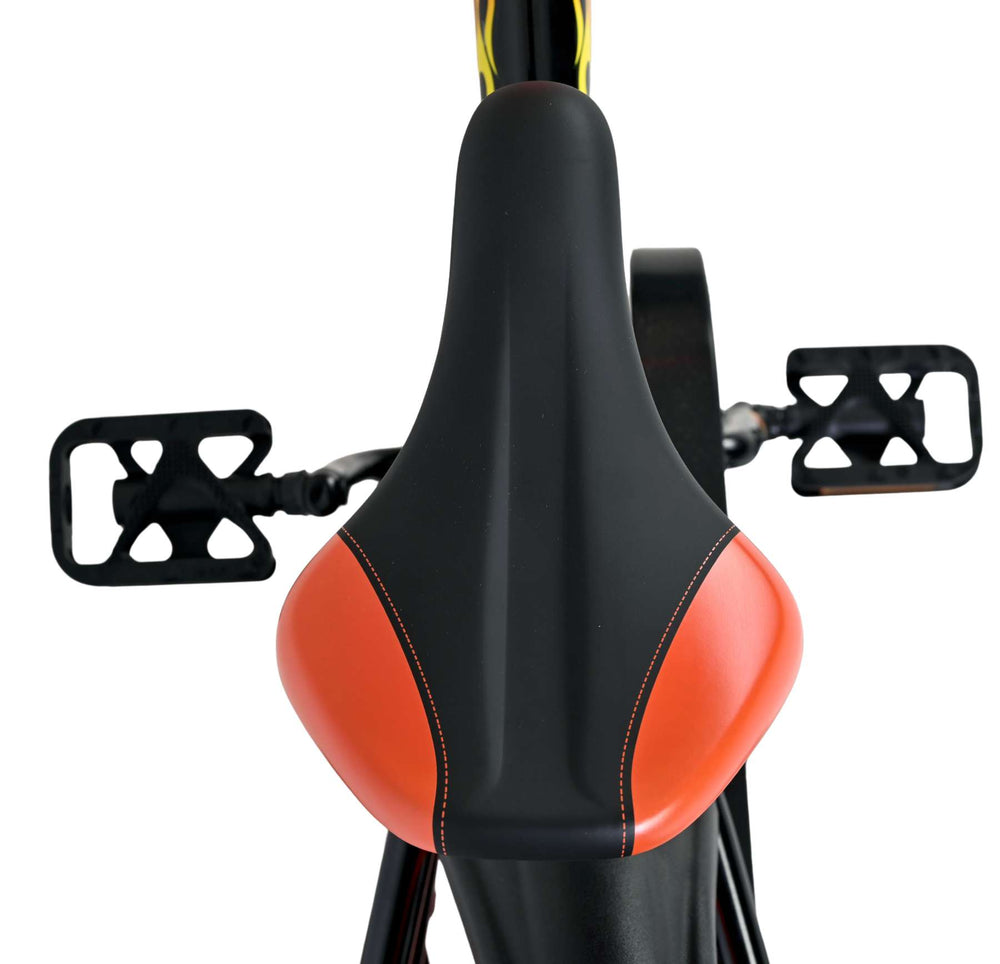 Volare Strike Kinderfiets - Jongens - 14 inch - Zwart Oranje - Zwart, Oranje - 3-5 jaar extra afbeelding 5