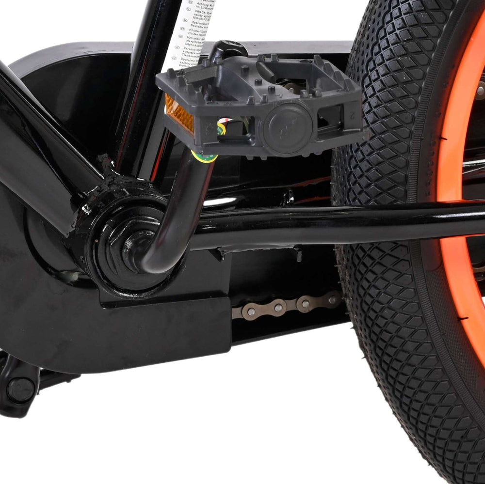 Volare Strike Kinderfiets - Jongens - 16 inch - Zwart Oranje - Zwart, Oranje - 4-6 jaar extra afbeelding 10