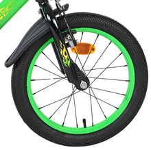 Volare Strike Kinderfiets - Jongens - 16 inch - Zwart Groen - Zwart, Groen - 4-6 jaar extra afbeelding 4