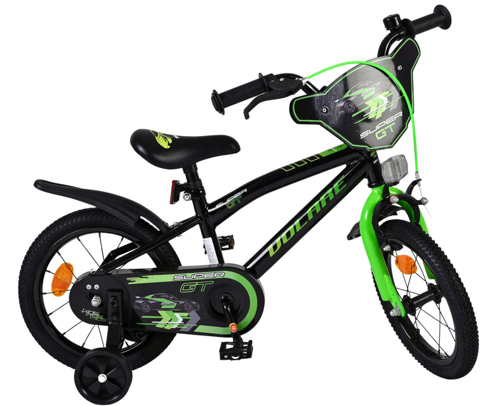 Volare Super GT Kinderfiets - Jongens - 14 inch - Groen - Zwart, Groen - 3-5 jaar extra afbeelding 11
