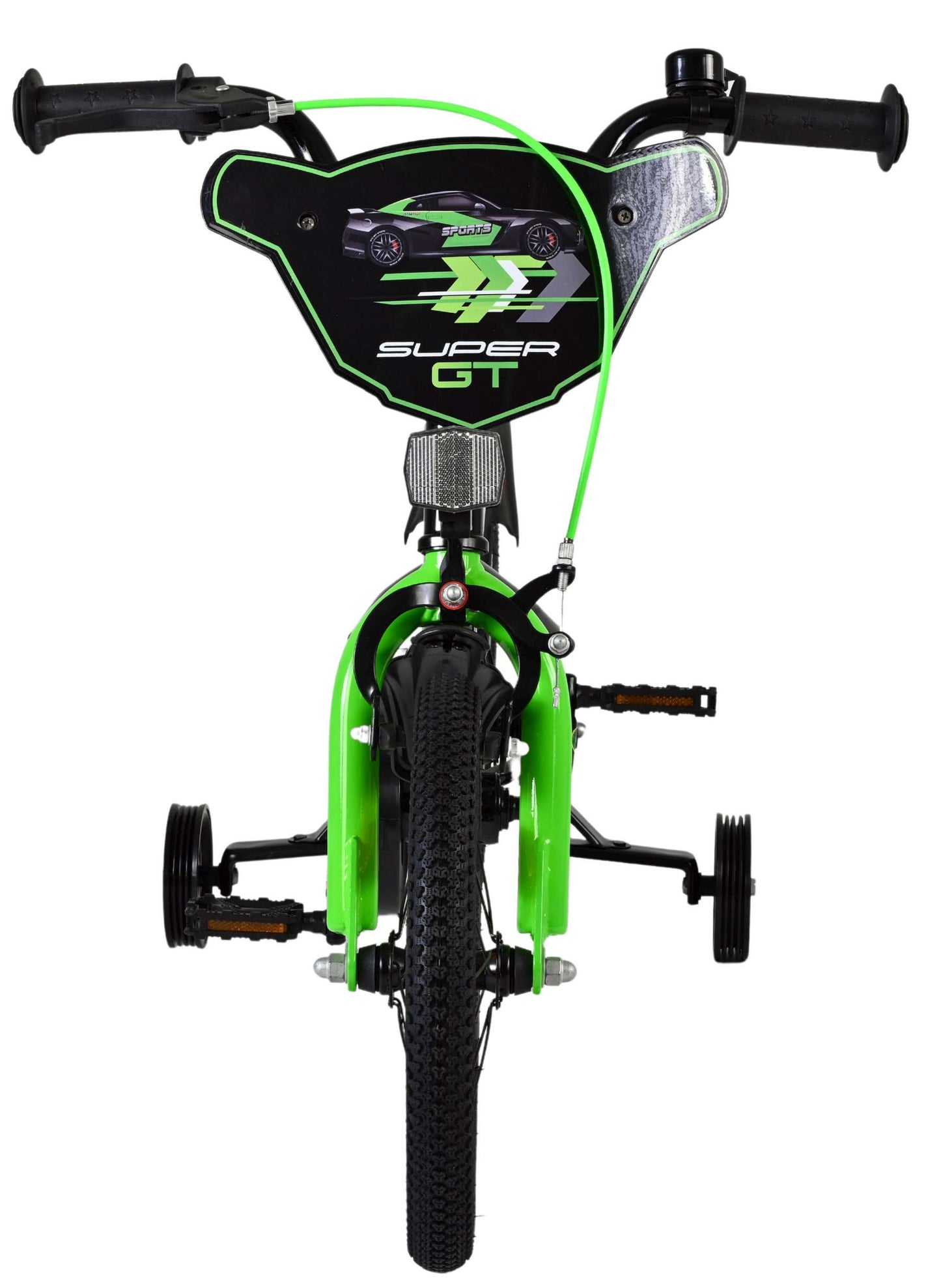 Volare Super GT Kinderfiets - Jongens - 14 inch - Groen - Zwart, Groen - 3-5 jaar extra afbeelding 7