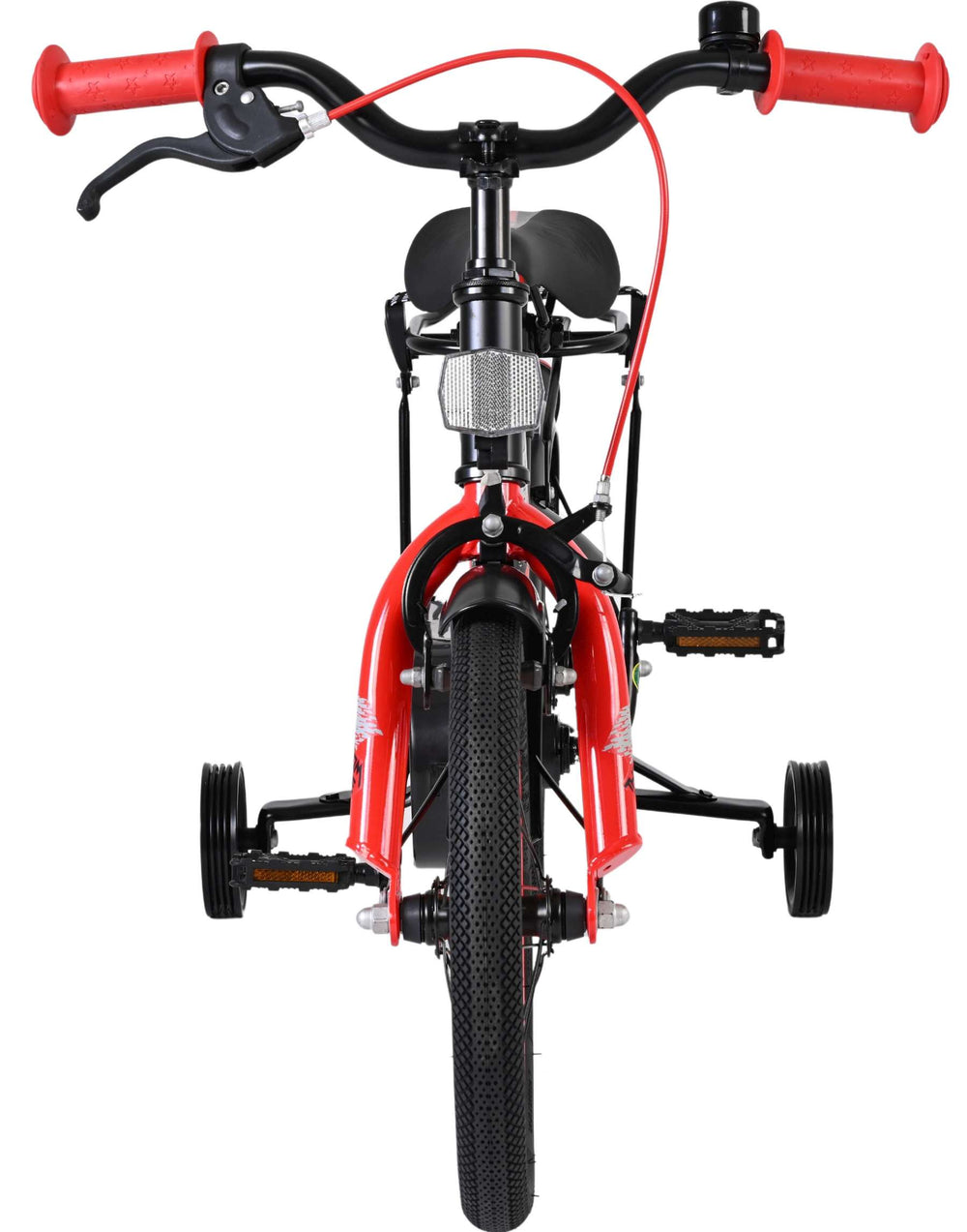 Volare Thombike Kinderfiets - Jongens - 14 inch - Zwart Rood - Zwart, Rood - 3-5 jaar extra afbeelding 7