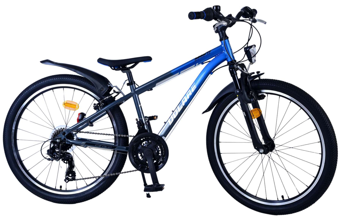 Volare XC Race Kinderfiets - 24 inch - 21 speed - Blauw/Grijs - Blauw, Grijs - 21 versnellingen - 8-10 jaar extra afbeelding 12