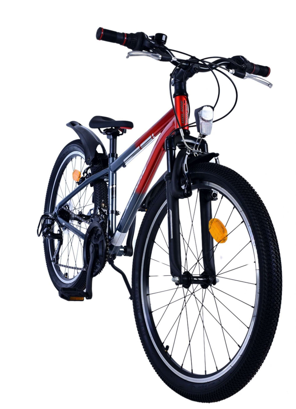 Volare XC Race Kinderfiets - 24 inch - 21 speed - Rood/Grijs - Rood, Grijs - 21 versnellingen - 8-10 jaar extra afbeelding 7