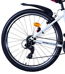 Volare XC Race Kinderfiets - 26 inch - 21 speed - Wit Roze - Wit, Roze - 21 versnellingen - 10-12 jaar extra afbeelding 3