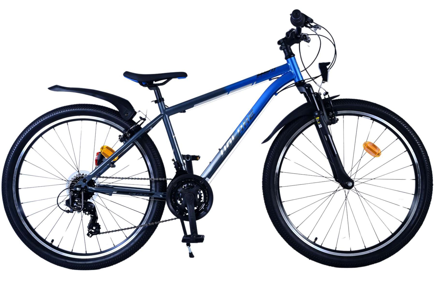 Volare XC Race Kinderfiets - 26 inch - 21 speed - Blauw/Grijs - Blauw, Grijs - 21 versnellingen - 10-12 jaar bij Fietstotaal