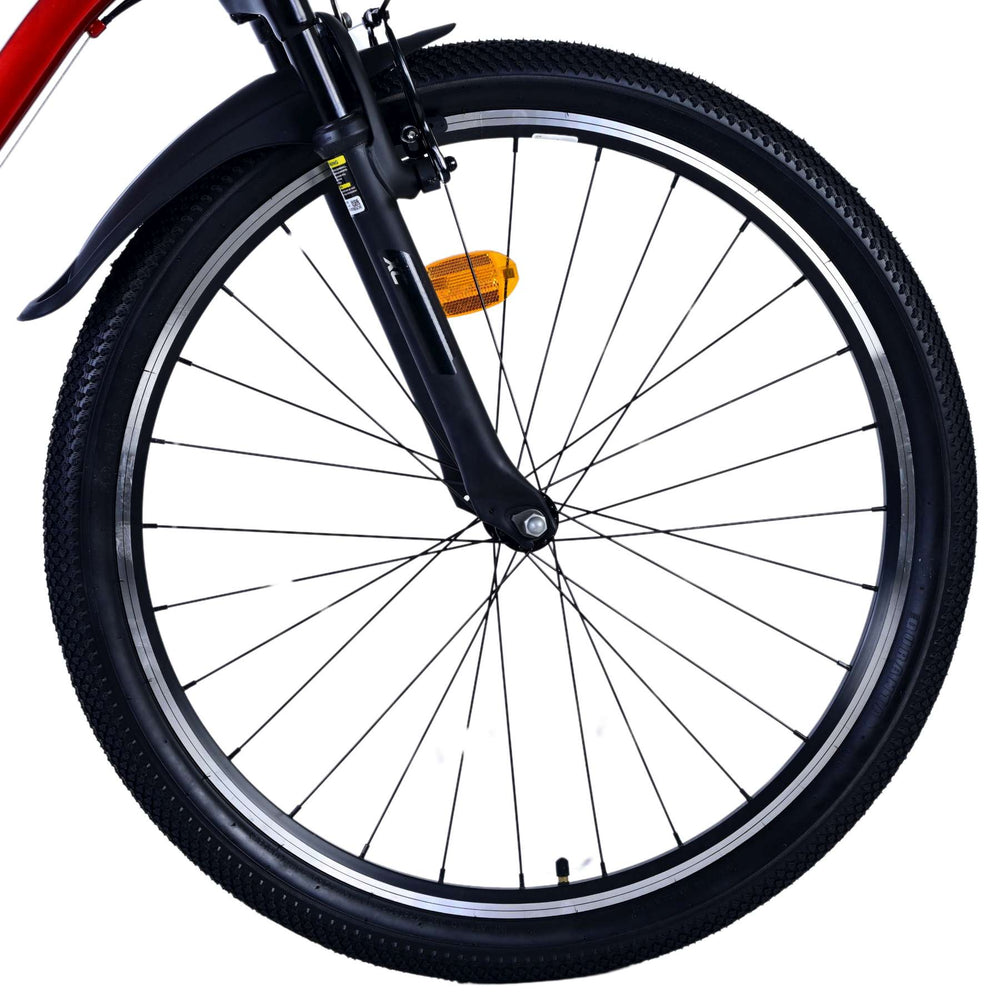 Volare XC Race Kinderfiets - 26 inch - 21 speed - Rood/Grijs - Rood, Grijs - 21 versnellingen - 10-12 jaar extra afbeelding 4
