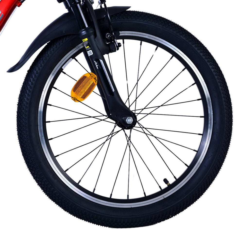 Volare XC Race Kinderfiets - 20 inch - 7 speed - Rood/Grijs - Rood, Grijs - 7 versnellingen - 6-8 jaar extra afbeelding 4