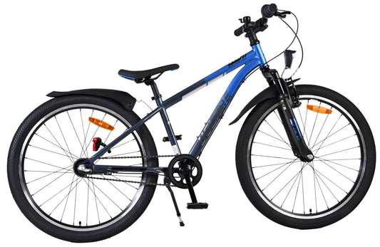 Volare XC Race Kinderfiets - 24 inch - Nexus 3 - Blauw/Grijs - Blauw, Grijs - 3 versnellingen - 8-10 jaar bij Fietstotaal