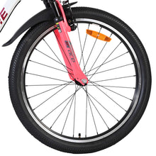 Volare XC Race Kinderfiets - 24 inch - Nexus 3 - Wit/Roze - Wit, Roze - 3 versnellingen - 8-10 jaar extra afbeelding 4