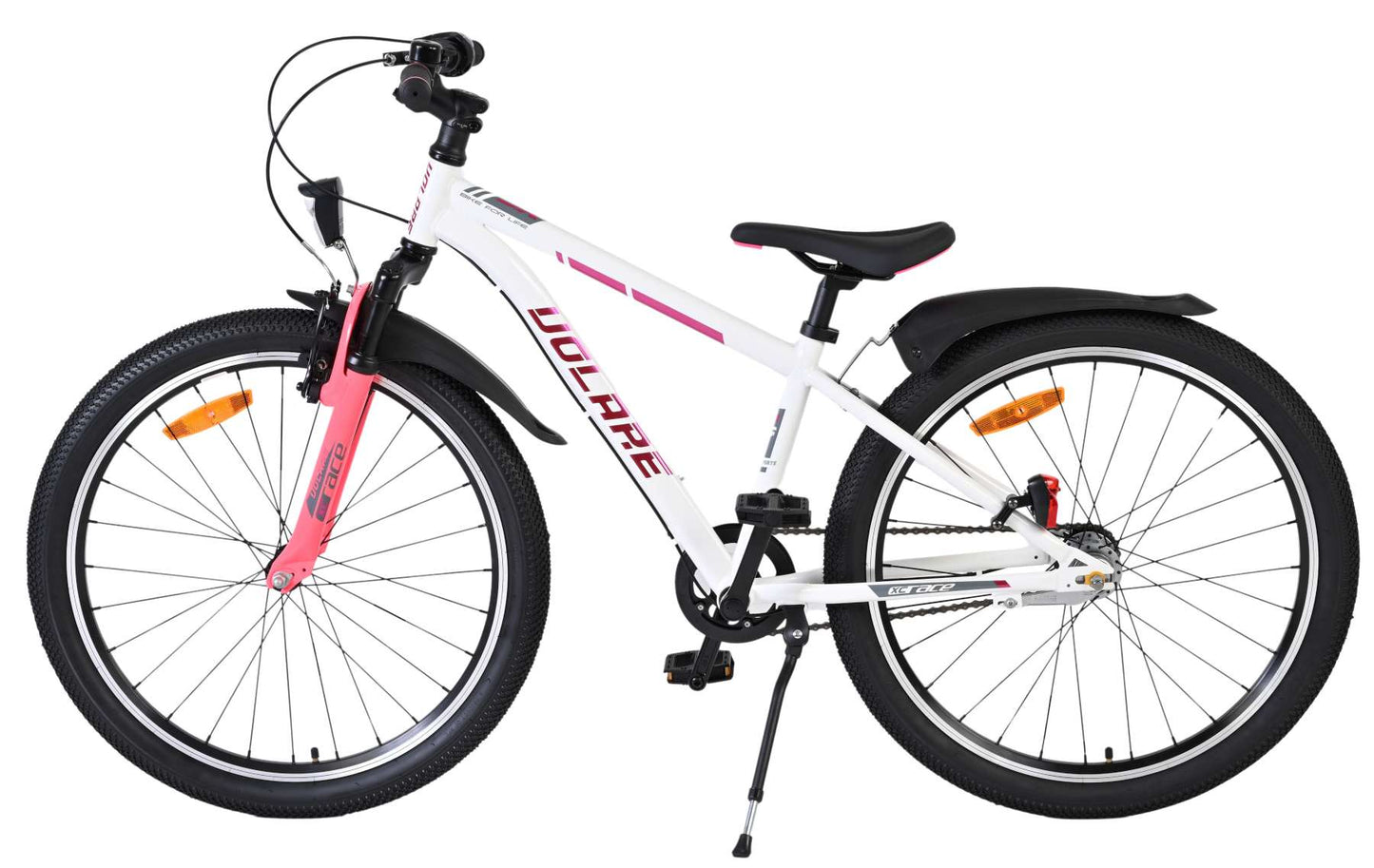 Volare XC Race Kinderfiets - 24 inch - Nexus 3 - Wit/Roze - Wit, Roze - 3 versnellingen - 8-10 jaar extra afbeelding 9