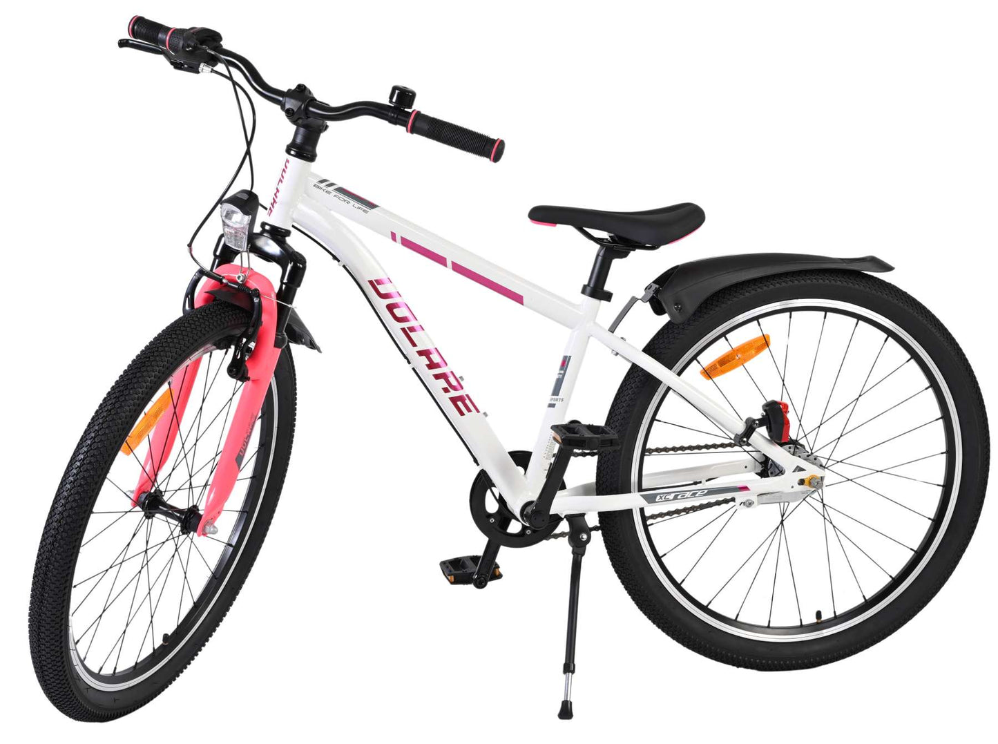 Volare XC Race Kinderfiets - 24 inch - Nexus 3 - Wit/Roze - Wit, Roze - 3 versnellingen - 8-10 jaar extra afbeelding 10