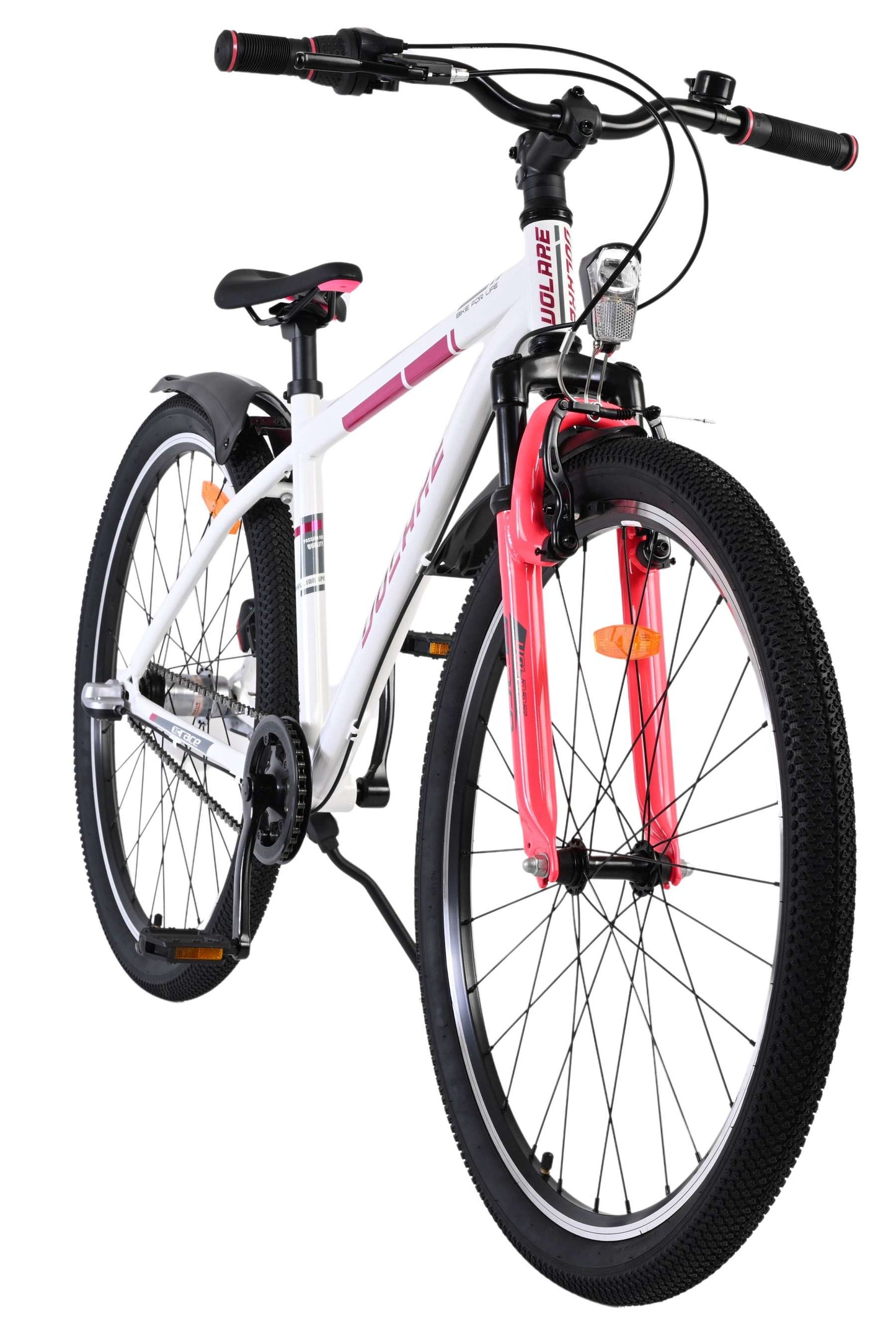 Volare XC Race Kinderfiets - 26 inch - Nexus 3 - Wit/Roze - Wit, Roze - 3 versnellingen - 10-12 jaar extra afbeelding 7
