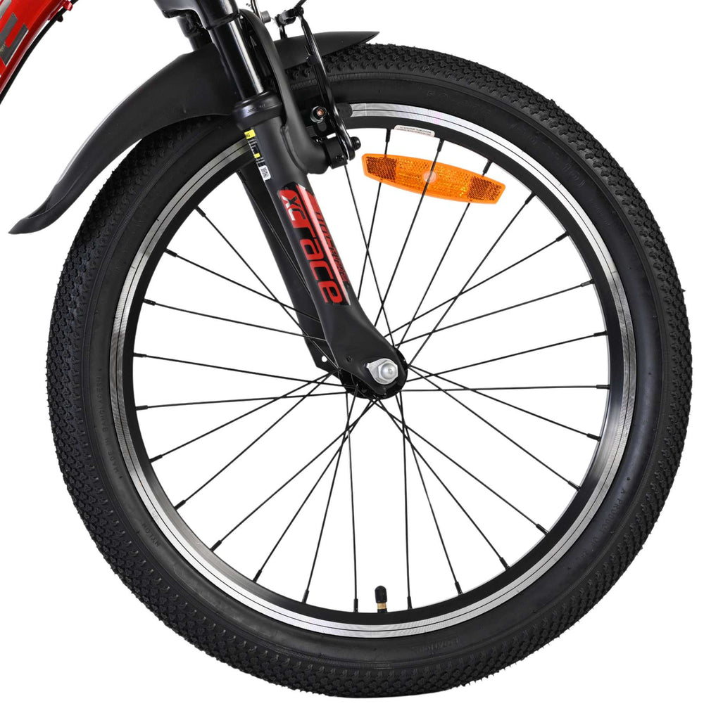 Volare XC Race Kinderfiets - 20 inch - Nexus 3 - Rood/Grijs - Rood, Grijs - 3 versnellingen - 6-8 jaar extra afbeelding 4