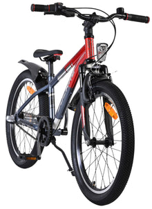 Volare XC Race Kinderfiets - 20 inch - Nexus 3 - Rood/Grijs - Rood, Grijs - 3 versnellingen - 6-8 jaar extra afbeelding 7