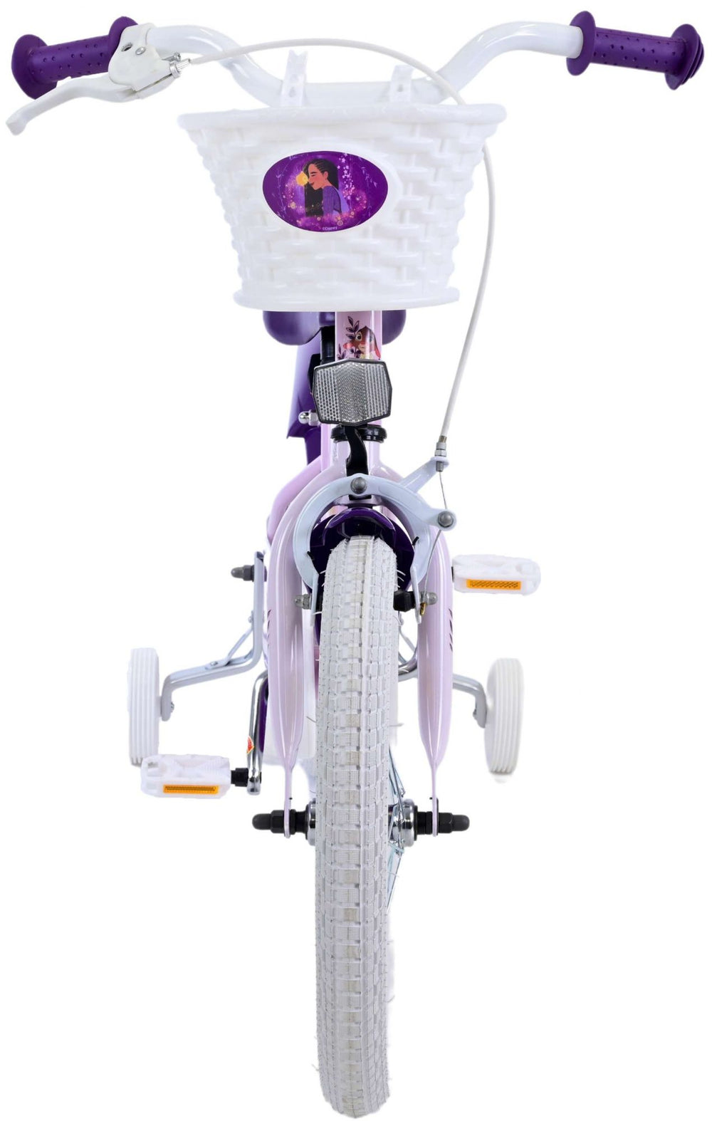 Disney Wish Kinderfiets - Meisjes - 14 inch - Paars - 3-5 jaar extra afbeelding 8