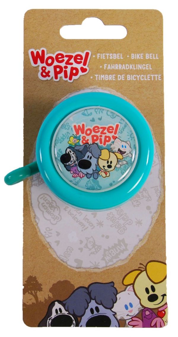 Woezel & Pip Fietsbel - Kinderen - Mint Blauw extra afbeelding 2