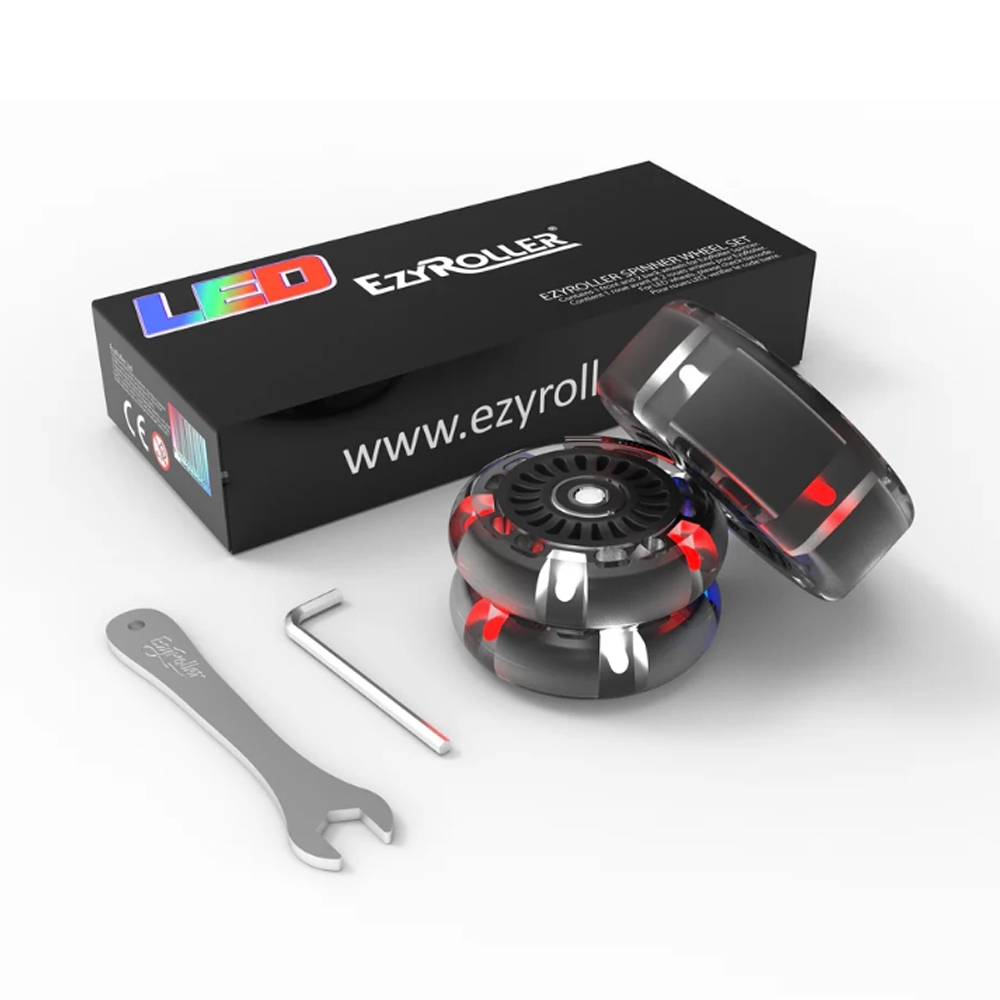 Led Wheels voor Ezyroller Spinner bij Fietstotaal