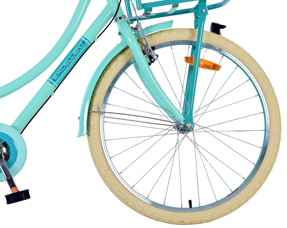 Volare Excellent Kinderfiets - Meisjes - 24 inch - Groen - 3 Versnellingen - 8-10 jaar extra afbeelding 4