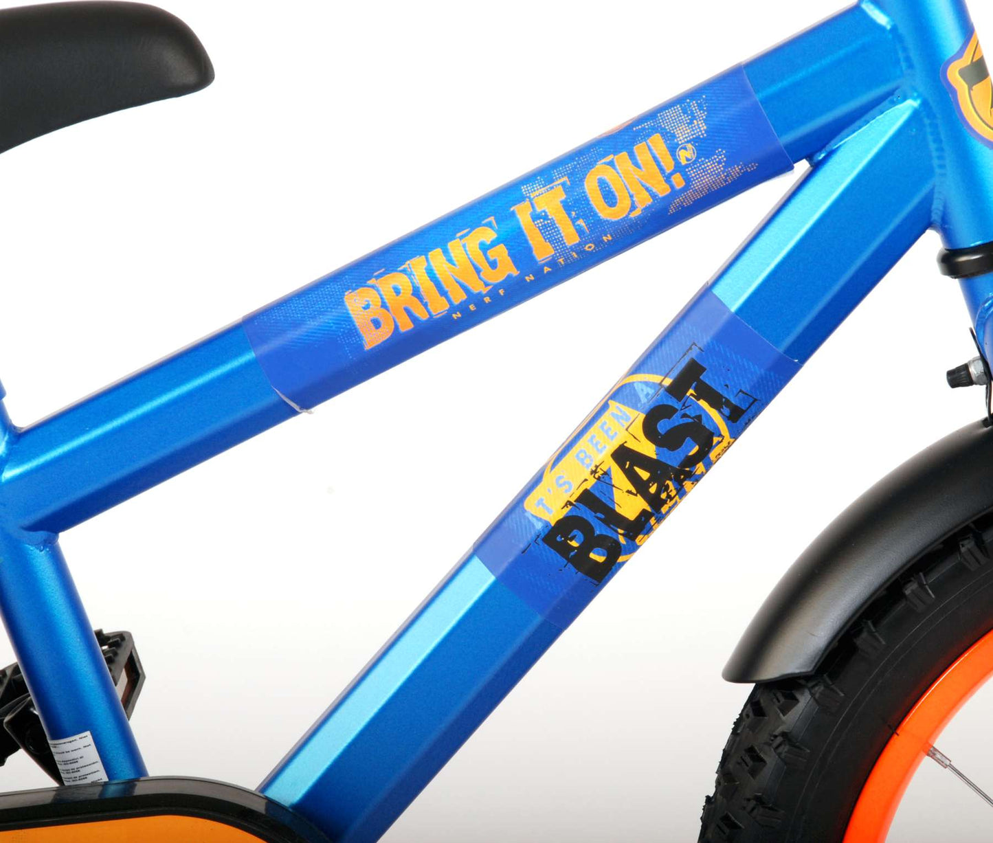 NERF Kinderfiets - Jongens - 16 inch - Satin Blue - Blauw - 4-6 jaar extra afbeelding 7