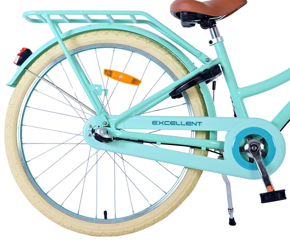 Volare Excellent Kinderfiets - Meisjes - 24 inch - Groen - 3 Versnellingen - 8-10 jaar extra afbeelding 3