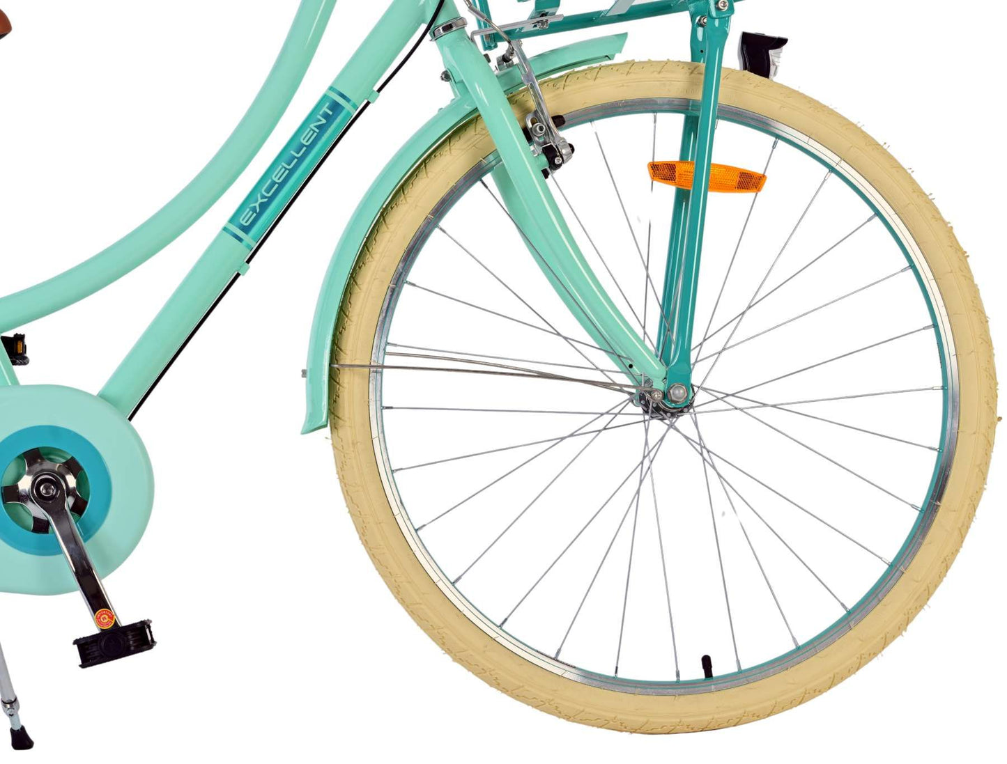 Volare Excellent Kinderfiets - Meisjes - 26 inch - Groen - Shimano Nexus 3 versnellingen - 10-12 jaar extra afbeelding 4
