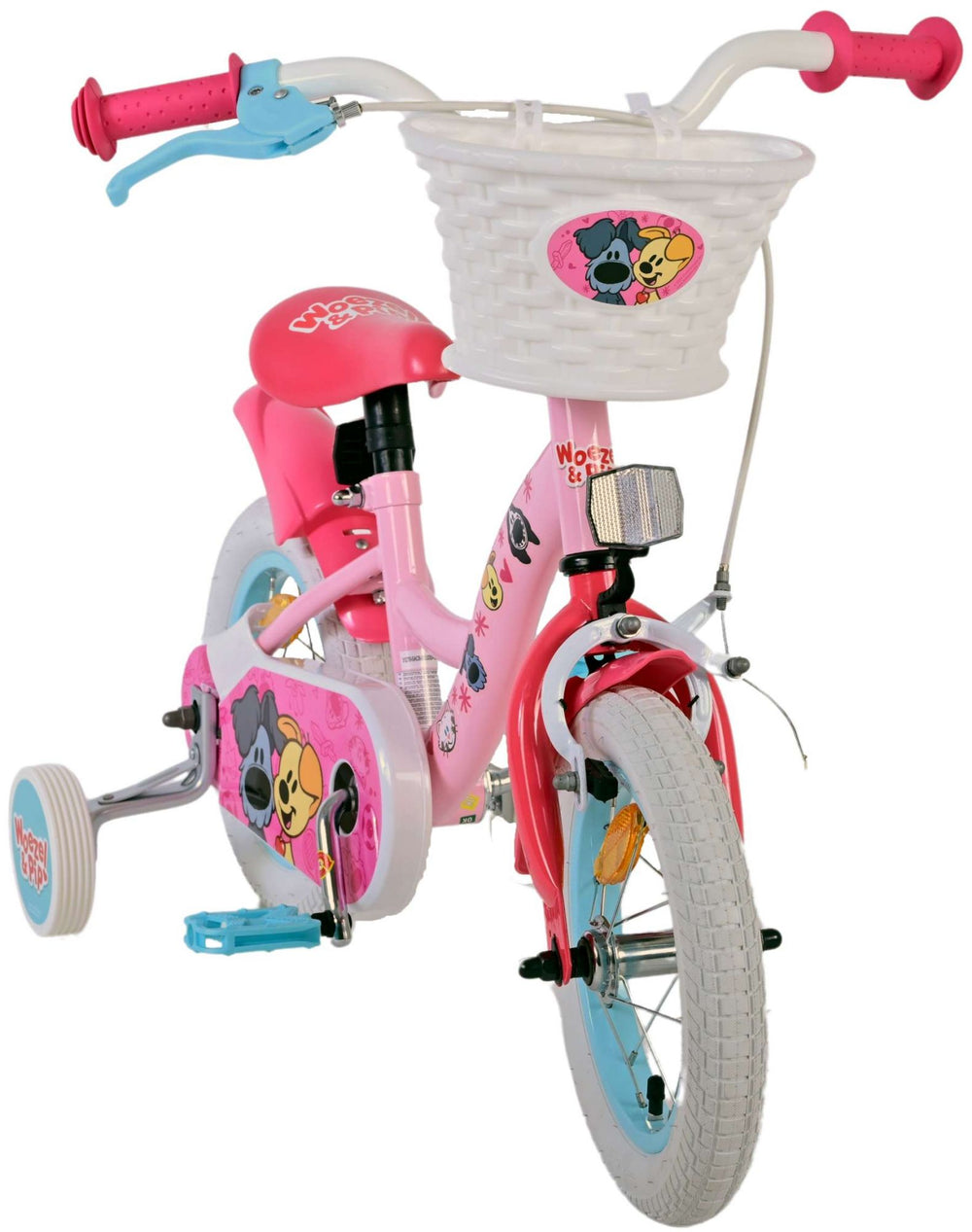 Woezel & Pip Kinderfiets - Meisjes - 12 inch - Roze - 3-5 jaar extra afbeelding 7