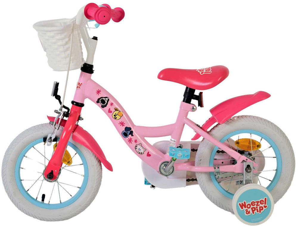 Woezel & Pip Kinderfiets - Meisjes - 12 inch - Roze - 3-5 jaar extra afbeelding 9